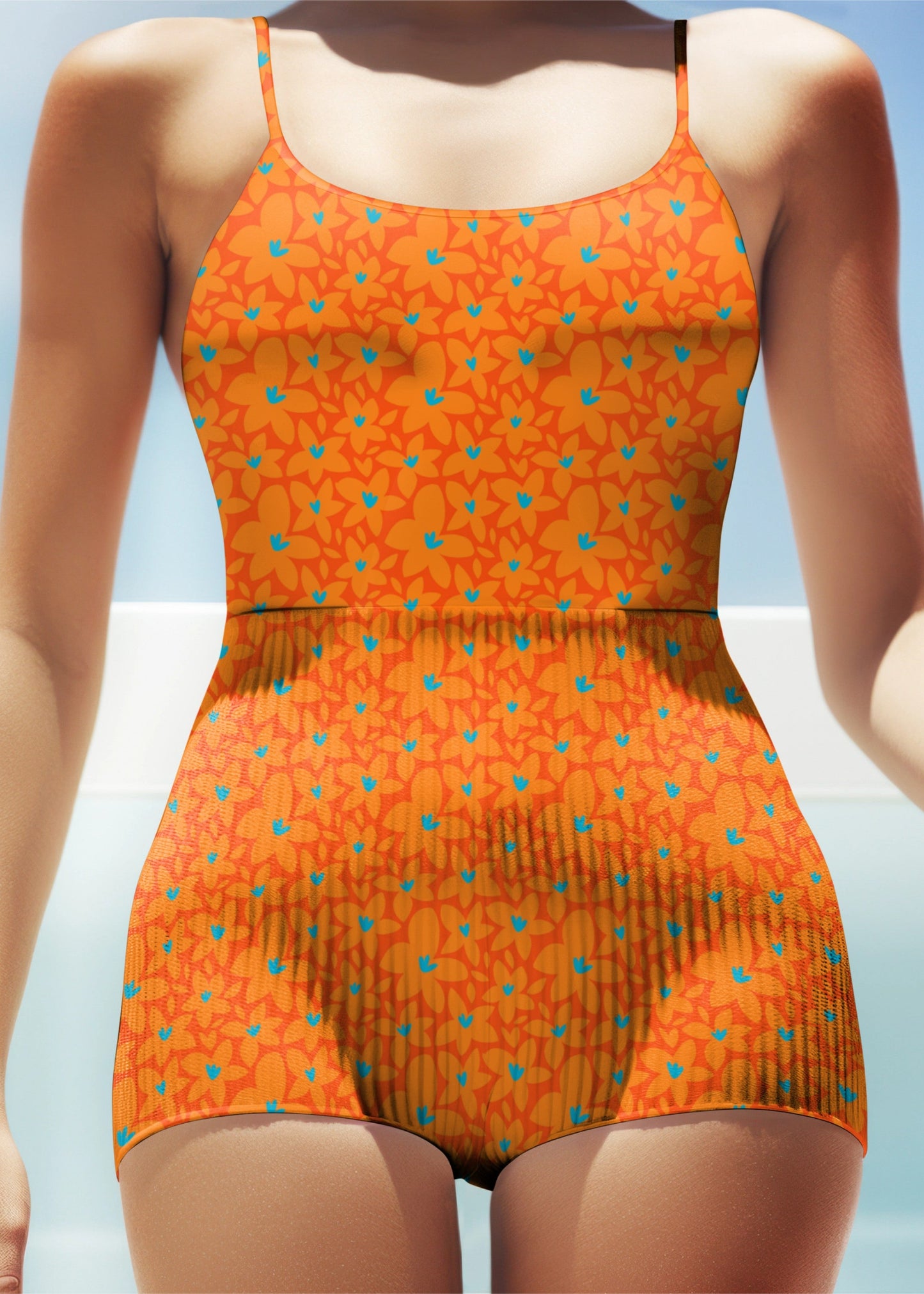 Sister Orange™ Vibrant Hand-Drawn Pattern by Charlotte Design