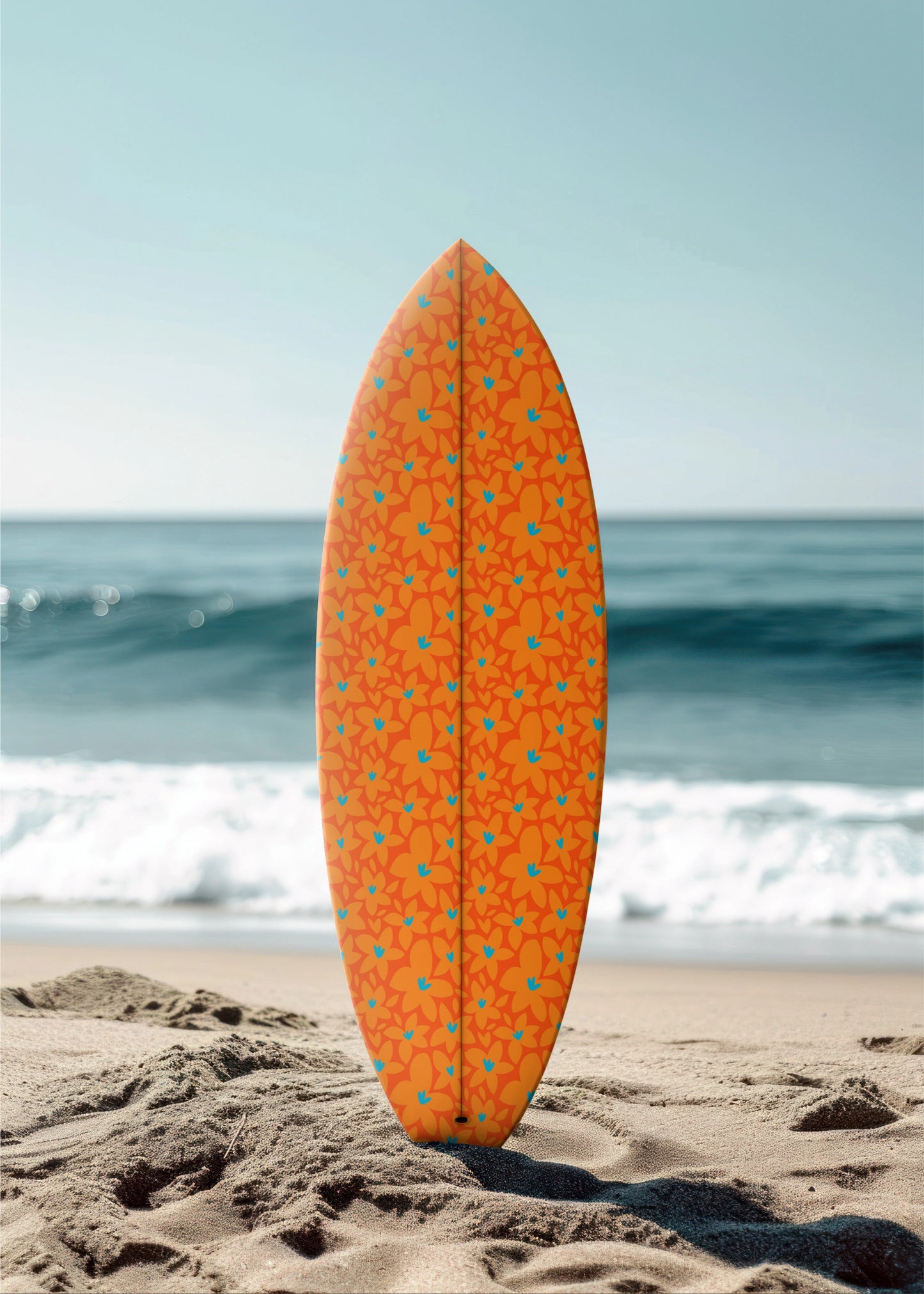 Sister Orange™ Vibrant Hand-Drawn Pattern by Charlotte Design