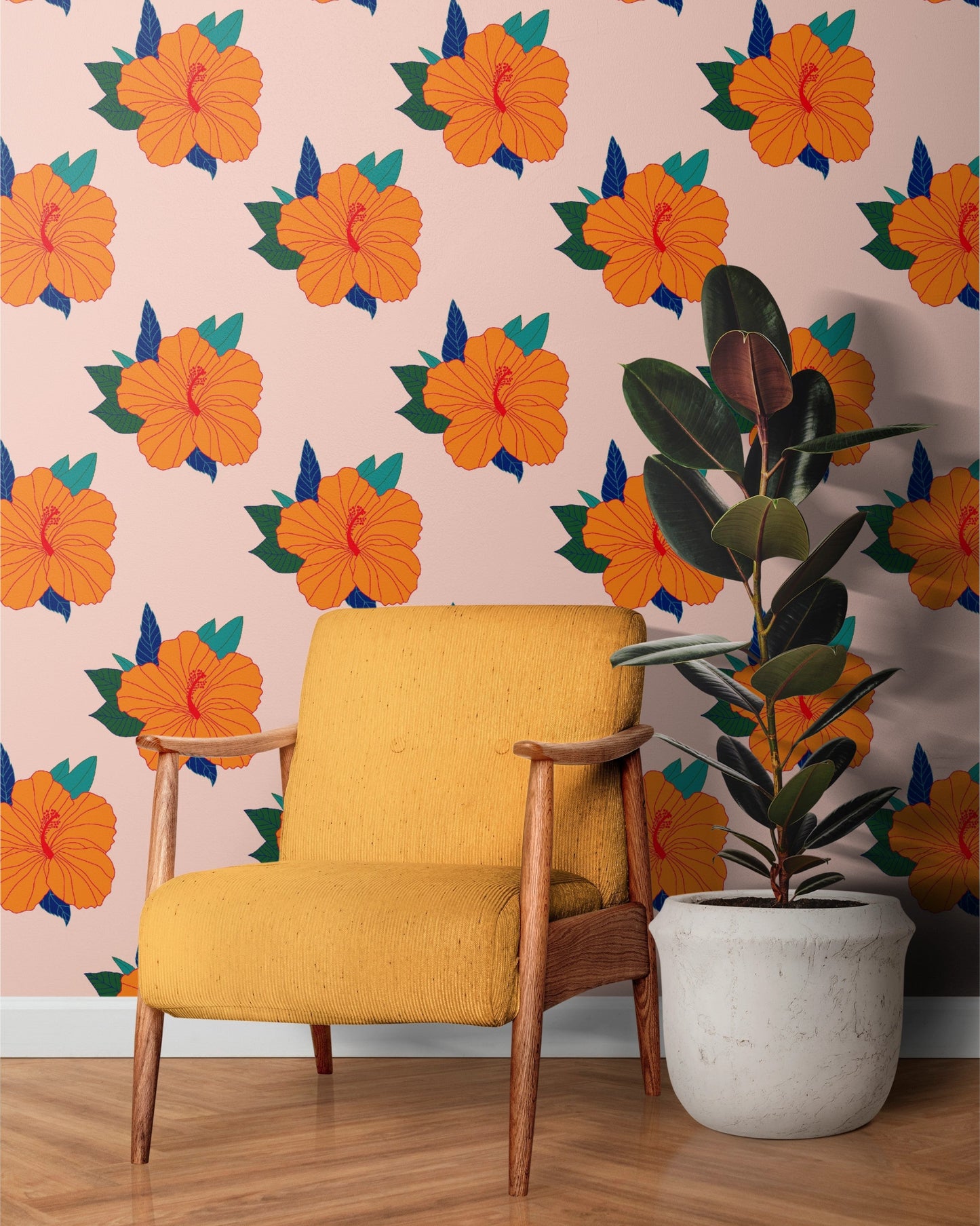 Bungaraya Petite™ Vibrant Hand-Drawn Pattern by Charlotte Designs