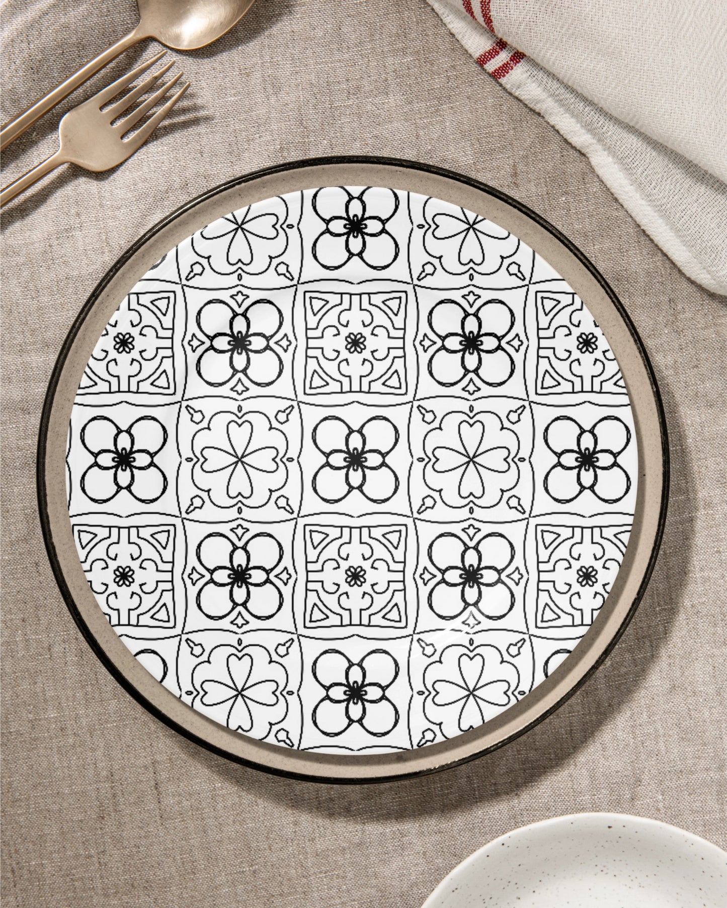 Reja™ High-Contrast Black and White Pattern by Charlotte Designs