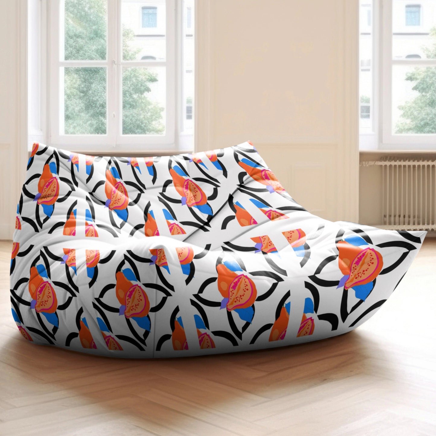 Talavera™ High-Contrast Black and White Pattern by Charlotte Designs